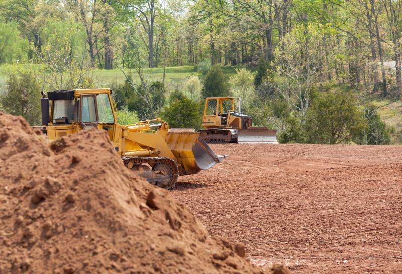 Equipment Preparing for Land Clearing